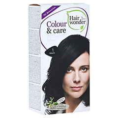 HAIRWONDER Colour & care black Creme 100 Milliliter