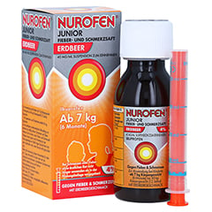Nurofen Junior Fieber- & Schmerzsaft Erdbeer 40 mg/ml 100 Milliliter N1