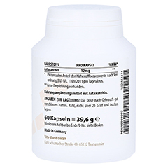 ASTAXANTHIN 12 mg Kapseln 60 Stck - Linke Seite