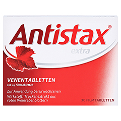 Antistax extra Venentabletten 30 Stück - Vorderseite