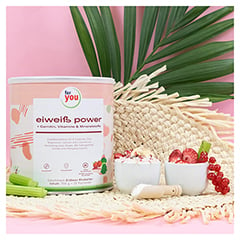 FOR YOU eiwei power Erdbeere Pulver 750 Gramm - Info 4