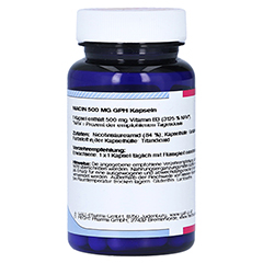 NIACIN 500 mg GPH Kapseln 30 Stck - Linke Seite