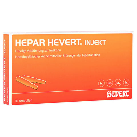 HEPAR HEVERT injekt Ampullen 10 Stück N1