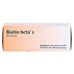 Biotin beta 5 90 Stck - Oberseite