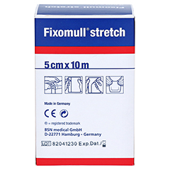 FIXOMULL stretch 5 cmx10 m 1 Stück - Rückseite