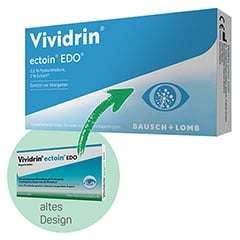 Vividrin ectoin EDO Augentropfen - allergisch gereizte Augen 10x0.5 Milliliter - Info 1