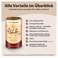 ReiChi Cafe Reishi-Pilz Espresso Kaffee Kokos vegan 180 Gramm - Info 1