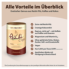 ReiChi Cafe Reishi-Pilz Espresso Kaffee Kokos vegan 400 Gramm - Info 1