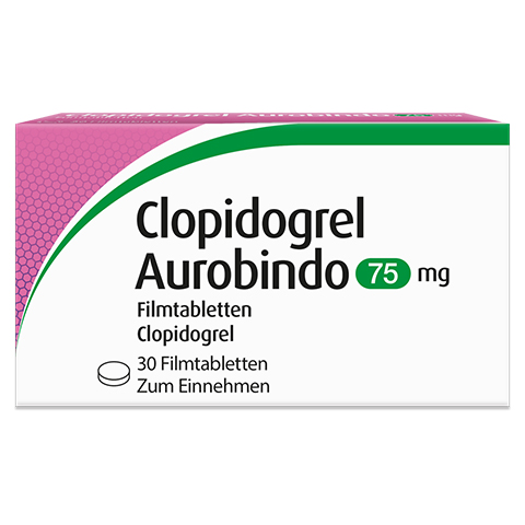 Clopidogrel Aurobindo 75mg 30 Stck N1
