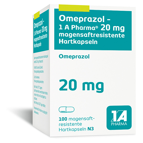 Omeprazol-1A Pharma 20mg 100 Stck N3