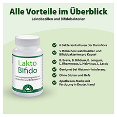 Dr. Jacob's LaktoBifido Darmflora Milchsurebakterien 90 Kap 90 Stck - Info 1