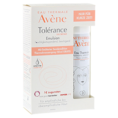 AVENE Tolerance Extreme Emulsion+Th. Spray 50ml Gratis 1 Packung