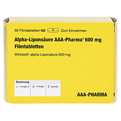 Alpha-Liponsure AAA-Pharma 600mg 60 Stck N2 - Vorderseite