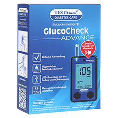TESTAMED GlucoCheck Advance Star.-Kit mg/dl mmol/l 1 Stck