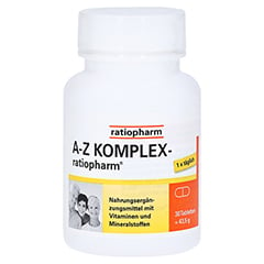 A-Z KOMPLEX-ratiopharm® Tabletten 30 Stück