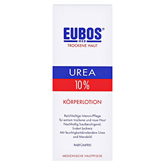 Eubos Trockene HAUT Urea 10% Körperlotion 200 Milliliter - Vorderseite