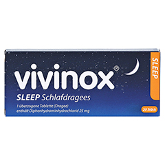 Vivinox Sleep Schlafdragees 20 Stück N2 - Vorderseite