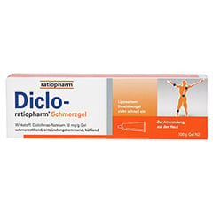 Diclo-ratiopharm® Schmerzgel 100 Gramm N2 - Vorderseite