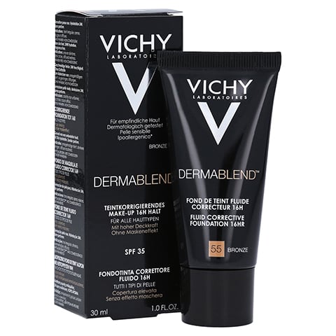 Vichy Dermablend Make-up Fluid Nr. 55 Bronze 30 Milliliter