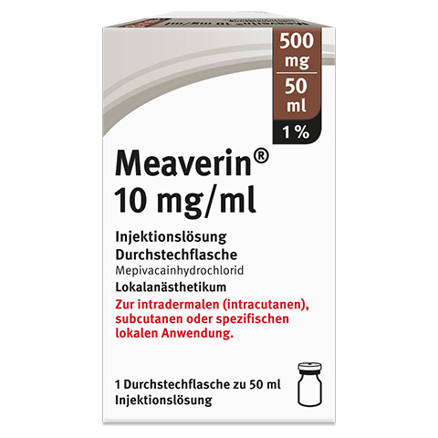 MEAVERIN 1% 10 mg/ml Inj.-Lsg.500 mg/50 ml Dsfl. 50 Milliliter N1