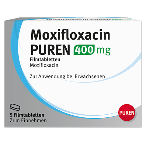 Moxifloxacin PUREN 400mg 5 Stck