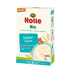 HOLLE Bio Babybrei Haferflocken 250 Gramm - Info 1