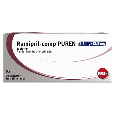 Ramipril-comp PUREN 2,5mg/12,5mg 20 Stck N1