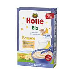 HOLLE Bio Milchbrei Banane 250 Gramm - Info 1