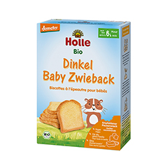 HOLLE Bio Baby Dinkel Zwieback 200 Gramm - Info 1