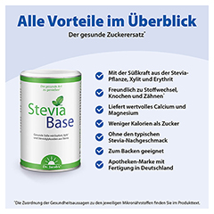 Dr. Jacob's SteviaBase Zuckerersatz Erythrit Xylit Stevia 400 Gramm - Info 1
