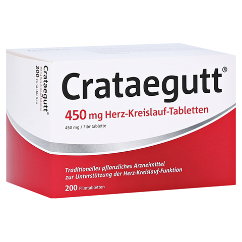 Crataegutt 450mg Herz-Kreislauf-Tabletten 200 Stück