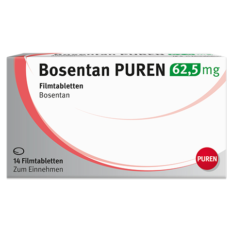 BOSENTAN PUREN 62,5 mg Filmtabletten 14 Stck