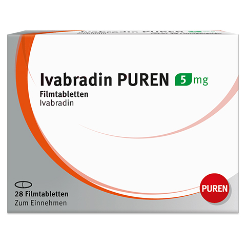 IVABRADIN PUREN 5 mg Filmtabletten 28 Stck N1