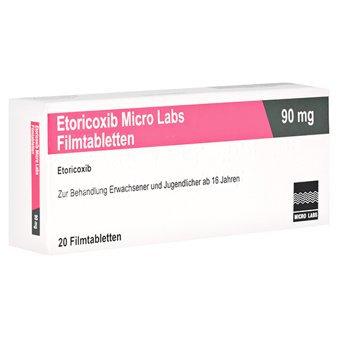 Etoricoxib Micro Labs 90mg 20 Stck N1