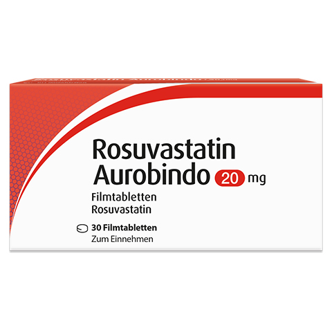 Rosuvastatin Aurobindo 20mg 30 Stck N1