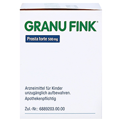 GRANU FINK Prosta forte 500mg 140 Stück - Linke Seite