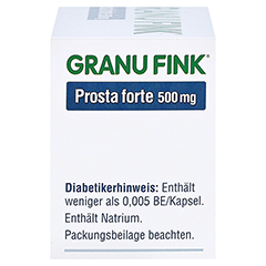 GRANU FINK Prosta forte 500mg 40 Stück - Rechte Seite