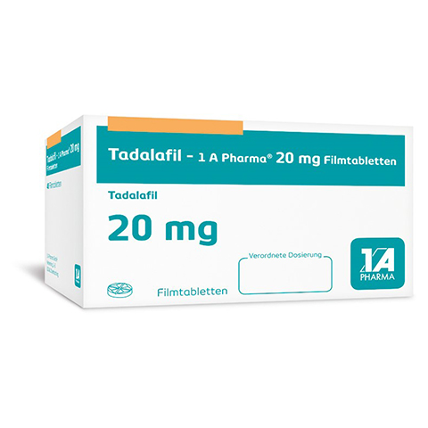 Tadalafil-1A Pharma 20mg 12 Stck