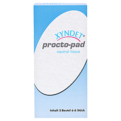 XYNDET Procto Pad Tissue 5x6 Stck - Vorderseite