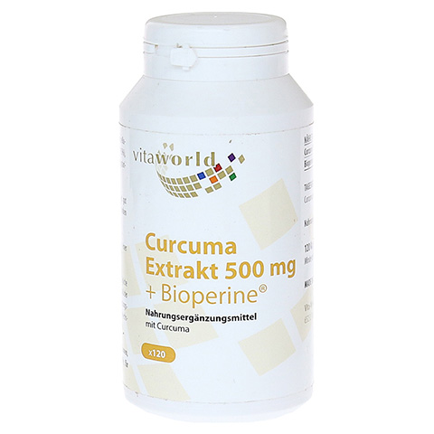CURCUMA EXTRAKT 500 mg Kapseln 120 Stck