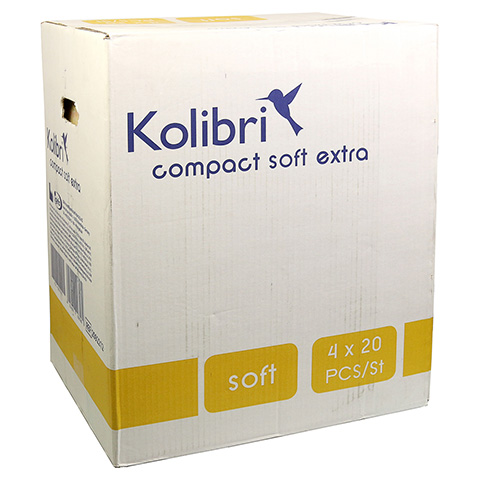 KOLIBRI compact soft Vorlagen anatomisch extra 4x20 Stck