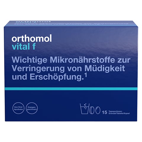 Orthomol Vital f Granulat/Tablette/Kapsel Orange