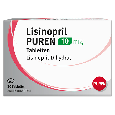 Lisinopril PUREN 10mg 30 Stck N1