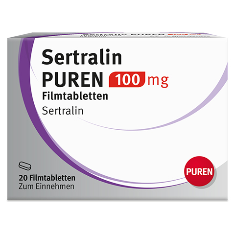 Sertralin PUREN 100mg 20 Stck N1