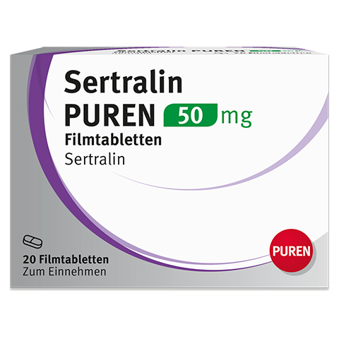 Sertralin PUREN 50mg 20 Stck N1