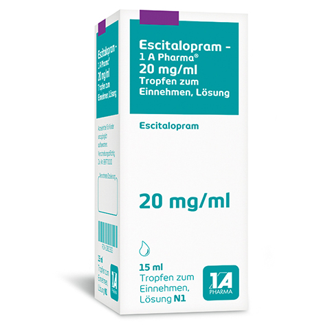 Escitalopram-1A Pharma 20mg/ml 15 Milliliter N1