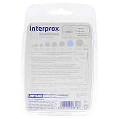 INTERPROX reg cylindrical weiß Interdentalb.Blis. 6 Stück - Rückseite