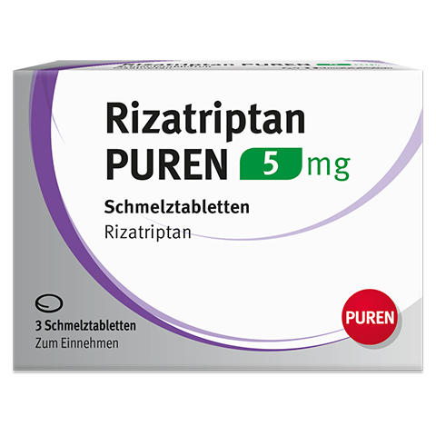 Rizatriptan PUREN 5mg 3 Stck N1