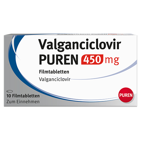 VALGANCICLOVIR PUREN 450 mg Filmtabletten 10 Stck