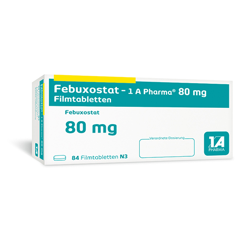 Febuxostat-1A Pharma 80mg 84 Stck N3